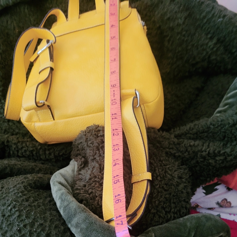 Calvin Klein Yellow Backpack - Picture 2 of 10